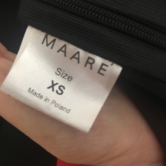 Maare Clothing Black Puff Long Sleeve Top Sz XS - Picture 5 of 6